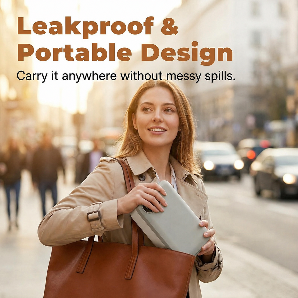 🍱⚡ Portable electric lunch box with self-heating 🔋🌡️