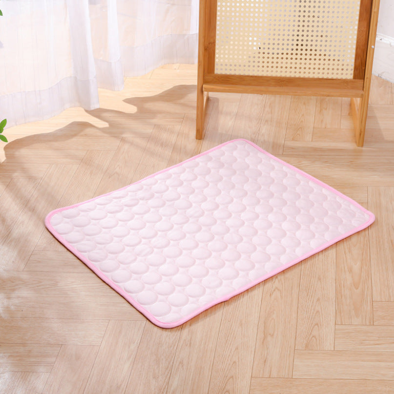Self-Cooling Mat for Dogs and Cats, Thin Cooling Blanket Dog Summer Dog Mat Bed Cooling Blanket Non-Slip Cooling Pad Portable Washable Pet Cooling Mat for Home, Car, Travel