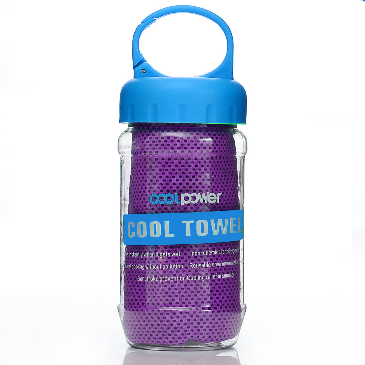 Cooling Towel, Microfiber Cool Ice Towel for Neck Soft Breathable for Fitness Guys Microfiber Stay Cool