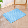 Self-Cooling Mat for Dogs and Cats, Thin Cooling Blanket Dog Summer Dog Mat Bed Cooling Blanket Non-Slip Cooling Pad Portable Washable Pet Cooling Mat for Home, Car, Travel