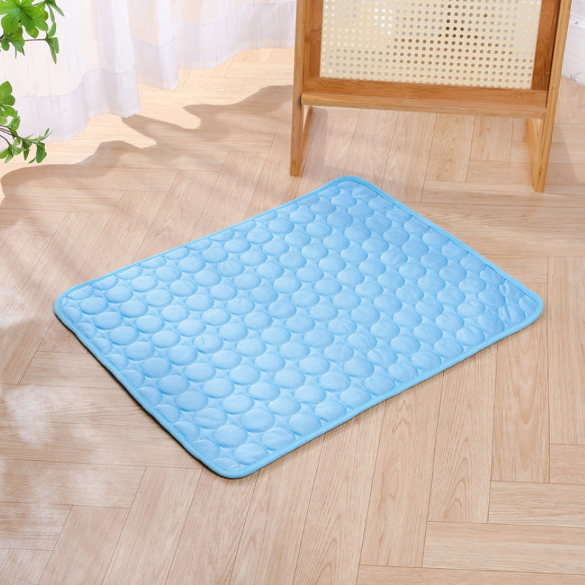 Self-Cooling Mat for Dogs and Cats, Thin Cooling Blanket Dog Summer Dog Mat Bed Cooling Blanket Non-Slip Cooling Pad Portable Washable Pet Cooling Mat for Home, Car, Travel