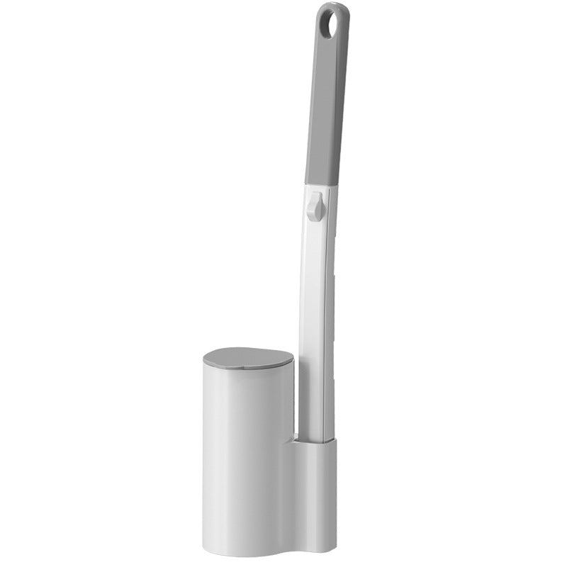 Wall-mounted toilet brush set for thorough cleaning, household