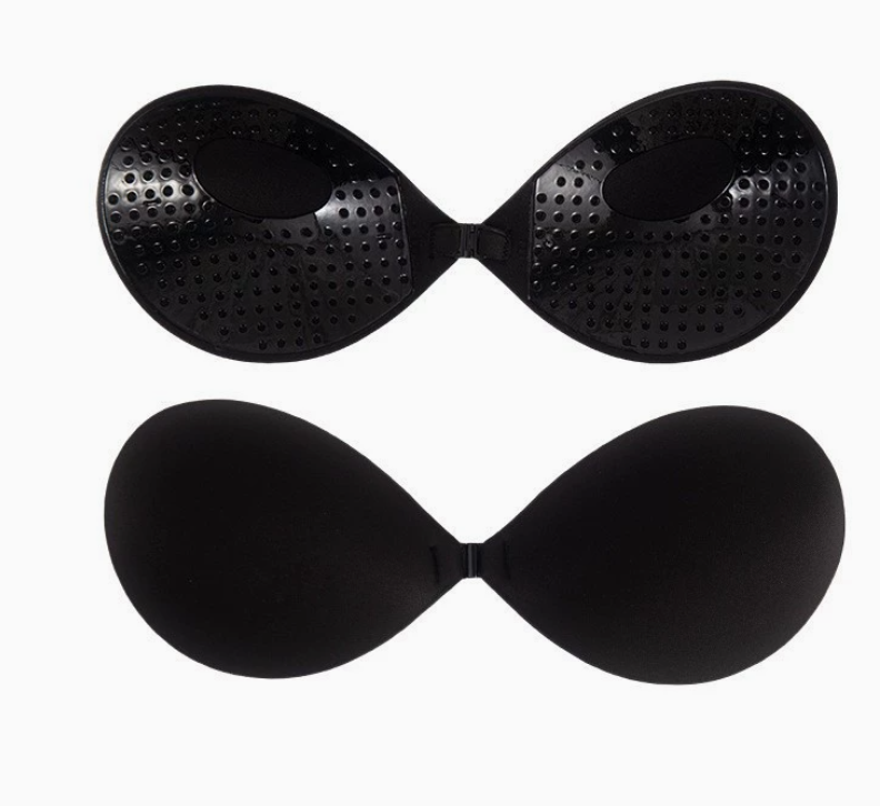 Strapless Adhesive Bra for Women, Ultra Invisible Sticky Bra Push Up, Reusable Silicone Sticky Boobs