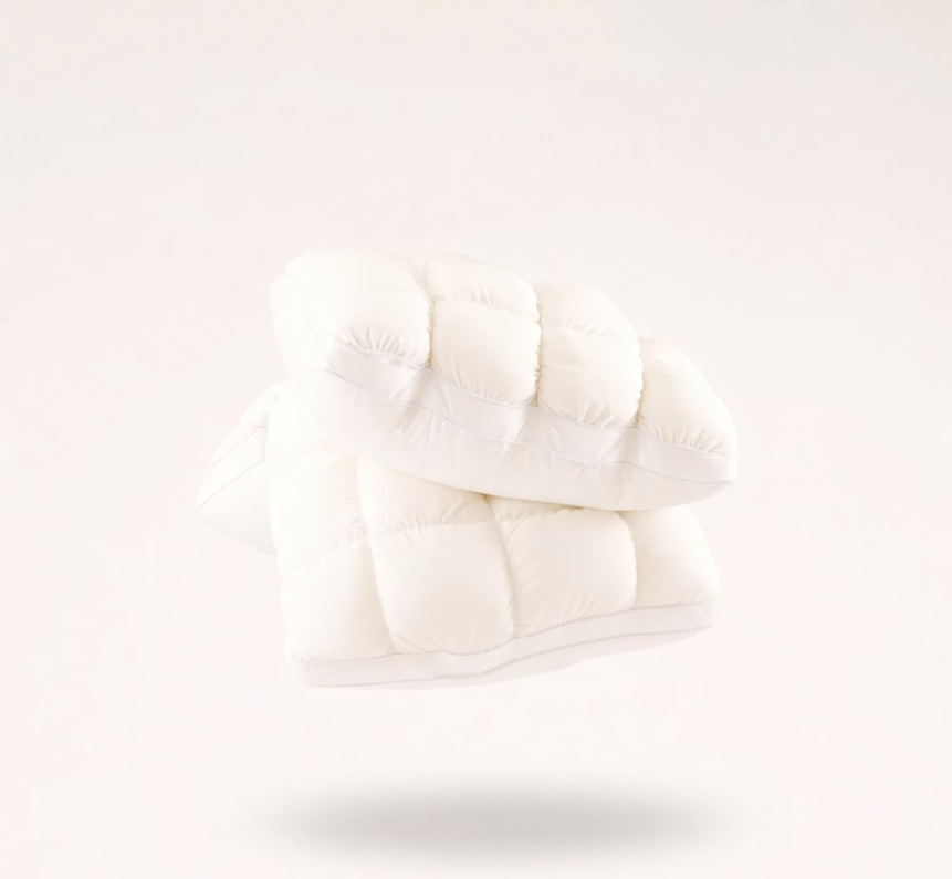 ✨Pineapple Puff Pillow｜Great Discount Offer – Soft Quilted Puff Grid Design Pillow, Fluffy Plush Bed Pillow with Cloud Like Comfort, Breathable Support Pillow for Side, Back & Stomach Sleepers, Cozy Bed Pillow for Better Sleep