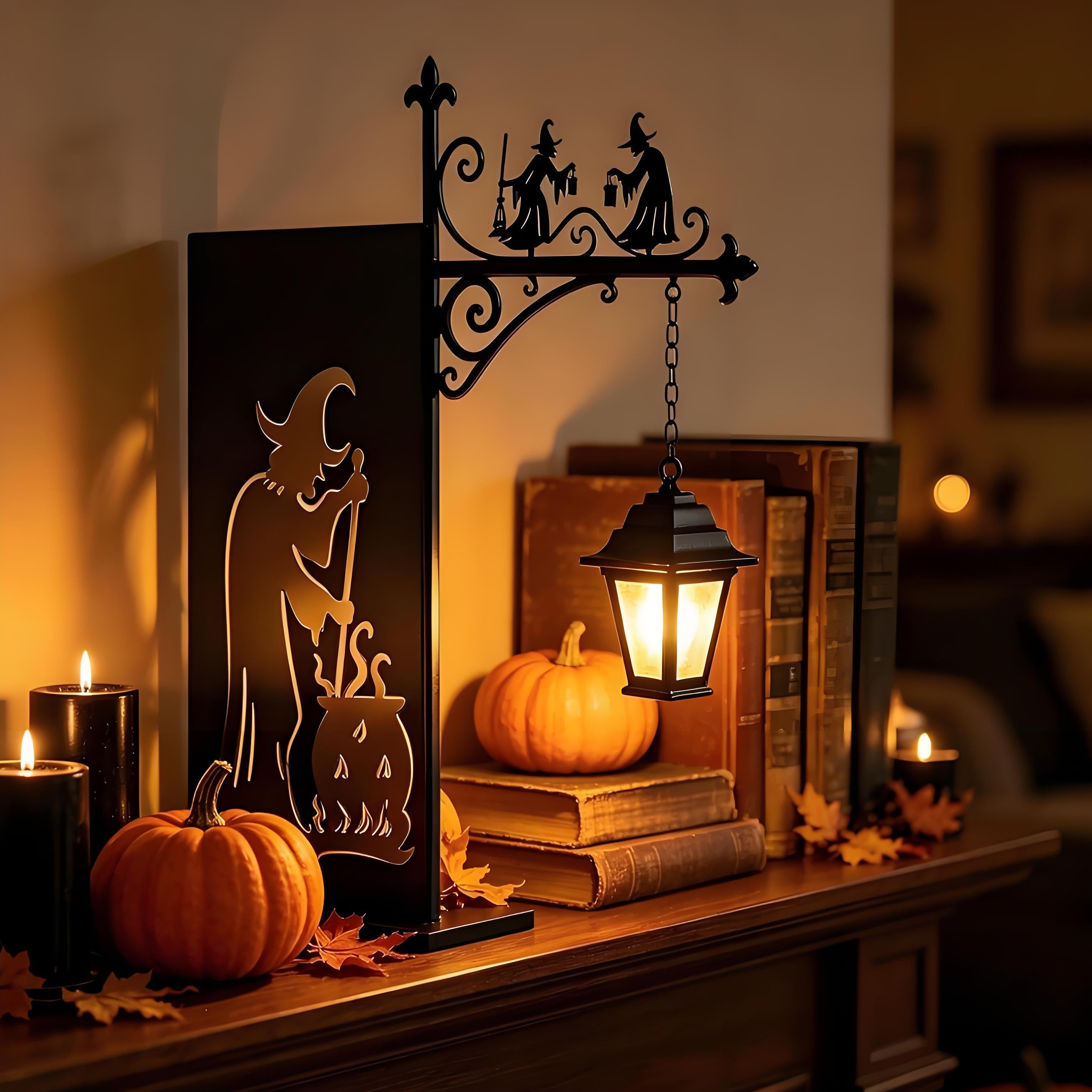 🔥LIMITED TIME BIG SAVINGS🔥 Vintage Hanging Bookshelf Lantern Light, Clip-On LED Ambient Night Light, Literary Reading Nook Decor, Halloween Mini Ornament Lamp